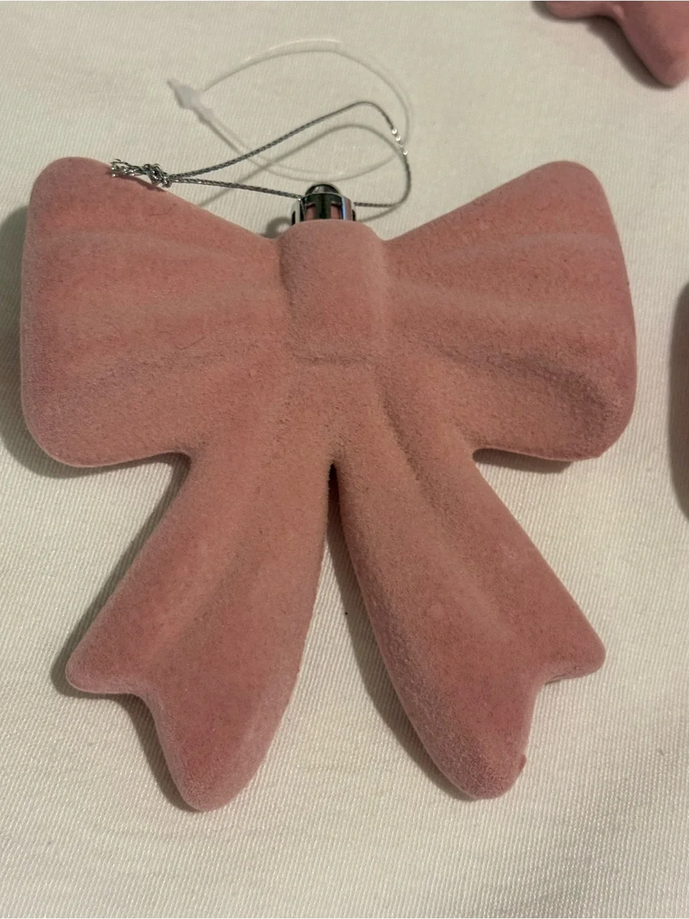 Viral Target 4” Pink Flocked‎ Velvet Bows Set of 9 Gift Toppers Coquette